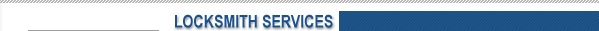 Locksmith Services